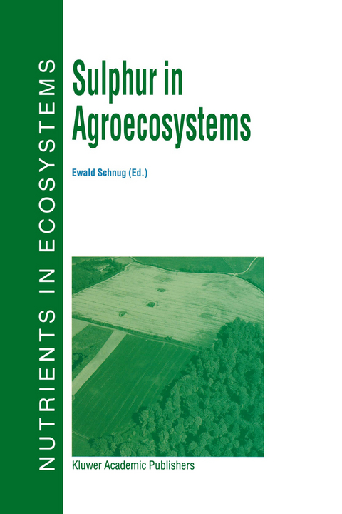 Sulphur in Agroecosystems - 