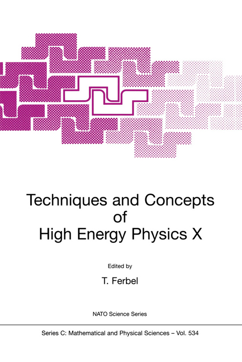 Techniques and Concepts of High Energy Physics X - 