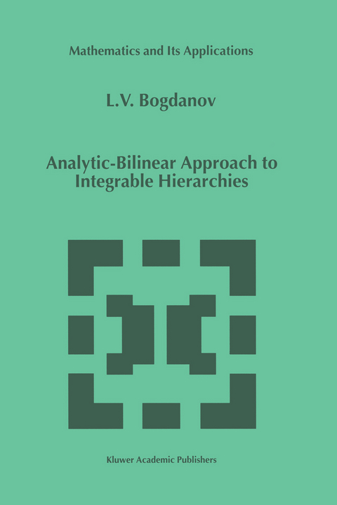 Analytic-Bilinear Approach to Integrable Hierarchies - L.V. Bogdanov