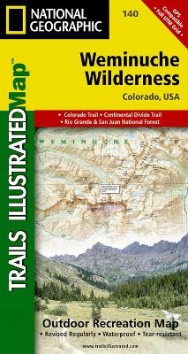 Weminuche Wilderness - National Geographic Maps