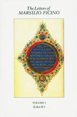 The Letters of Marsilio Ficino - Marsilio Ficino