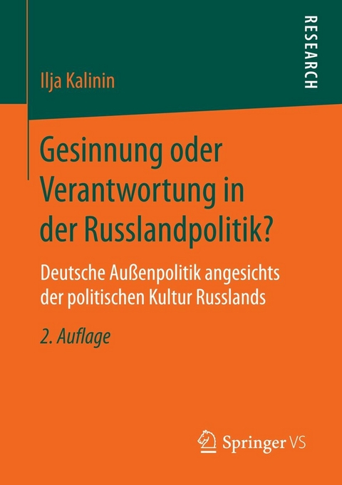 Gesinnung oder Verantwortung in der Russlandpolitik? -  Ilja Kalinin