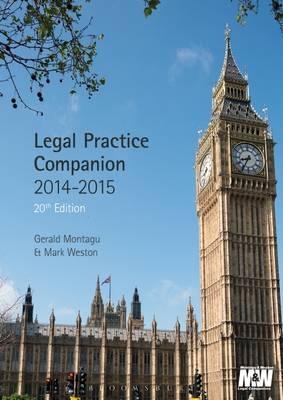 Legal Practice Companion 2014/15 - Gerald Montagu, Mark Weston