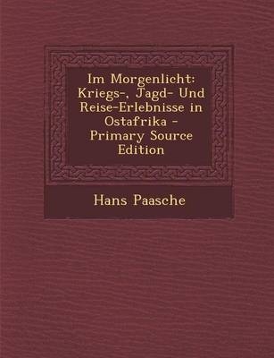 Im Morgenlicht - Hans Paasche