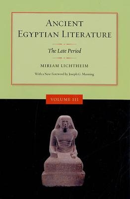 Ancient Egyptian Literature, Volume III - 