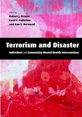 Terrorism and Disaster Hardback with CD-ROM - 