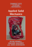 Applied Solid Mechanics - Peter Howell, Gregory Kozyreff, John Ockendon