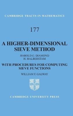 A Higher-Dimensional Sieve Method - Harold G. Diamond, H. Halberstam, William F. Galway