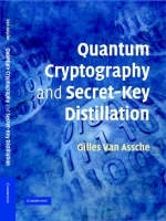 Quantum Cryptography and Secret-Key Distillation - Gilles van Assche