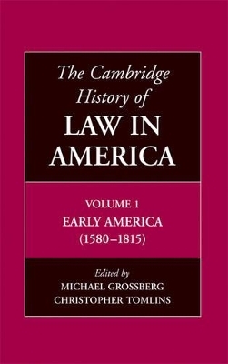 The Cambridge History of Law in America 3 Volume Hardback Set - 