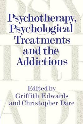 Psychotherapy, Psychological Treatments and the Addictions - 
