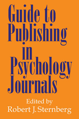 Guide to Publishing in Psychology Journals - 