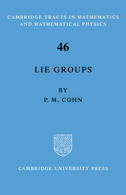 Lie Group - P. M. Cohn