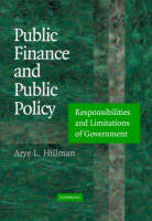 Public Finance and Public Policy - Arye L. Hillman