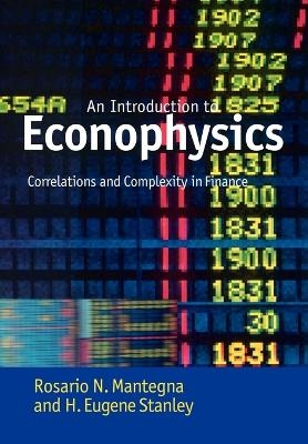 Introduction to Econophysics - Rosario N. Mantegna, H. Eugene Stanley