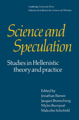 Science and Speculation - Jonathan Barnes, J. Brunschwig