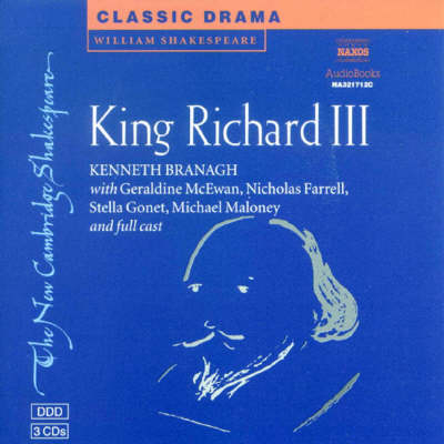 King Richard III Audio CD Set (3 CDs) - William Shakespeare,  Naxos Audiobooks