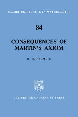 Consequences of Martin's Axiom - D. H. Fremlin