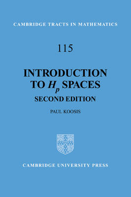 Introduction to Hp Spaces - Paul Koosis