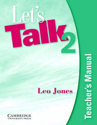 Let's Talk 2 Teacher's Manual - Leo Jones