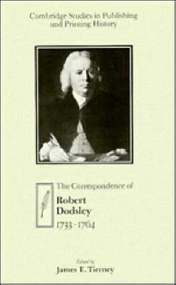 The Correspondence of Robert Dodsley - Robert Dodsley