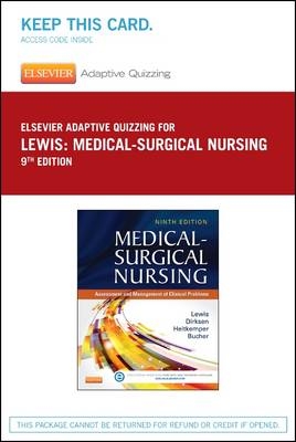 Elsevier Adaptive Quizzing for Lewis Medical-Surgical Nursing (36-Month) (Retail Access Card) - Sharon L Lewis, Shannon Ruff Dirksen, Margaret M Heitkemper, Linda Bucher,  Elsevier Inc