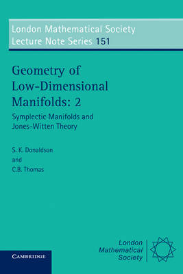 Geometry of Low-Dimensional Manifolds: Volume 2 - 
