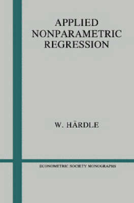 Applied Nonparametric Regression - Wolfgang Härdle