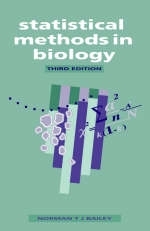 Statistical Methods in Biology - Norman T. J. Bailey