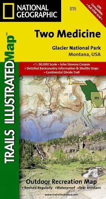 Two Medicine, Glacier National Park - National Geographic Maps
