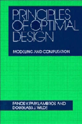 Principles of Optimal Design - Panos Y. Papalambros, Douglas J. Wilde