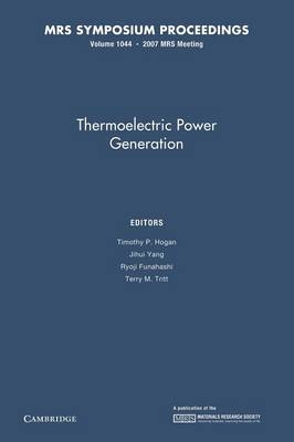 Thermoelectric Power Generation: Volume 1044 - 