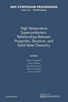 High Temperature Superconductors: Volume 156 - 