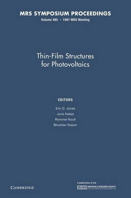 Thin-Film Structures for Photovoltaics: Volume 485 - 