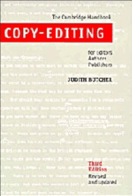 Copy-Editing - Judith Butcher