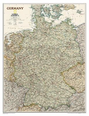 Germany Executive, Tubed - National Geographic Maps