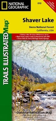 Shaver Lake/sierra National Forest - National Geographic Maps