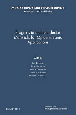 Progress in Semiconductor Materials for Optoelectronic Applications: Volume 692 - 