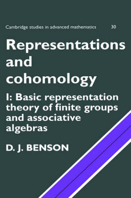 Representations and Cohomology: Volume 1, Basic Representation Theory of Finite Groups and Associative Algebras - D. J. Benson