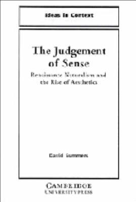 The Judgment of Sense - David Summers