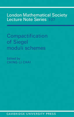 Compactification of Siegel Moduli Schemes - 