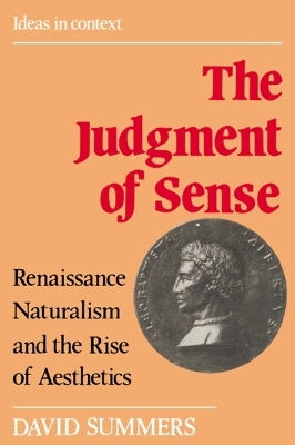 The Judgment of Sense - David Summers