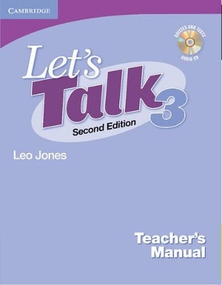 Let's Talk Level 3 Teacher's Manual with Audio CD - Leo Jones