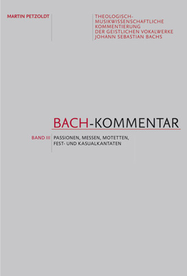 Bach-Kommentar - Band 3 - Martin Petzoldt