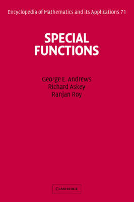 Special Functions - George E. Andrews, Richard Askey, Ranjan Roy