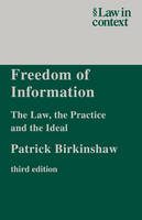 Freedom of Information - Patrick Birkinshaw