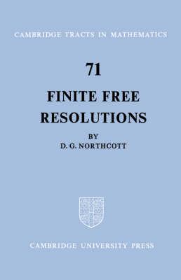 Finite Free Resolutions - D. G. Northcott