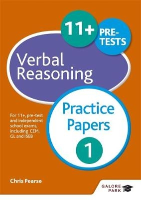 11+ Verbal Reasoning Practice Papers 1 -  Chris Pearse