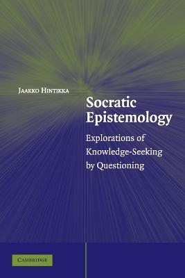 Socratic Epistemology - Jaakko Hintikka