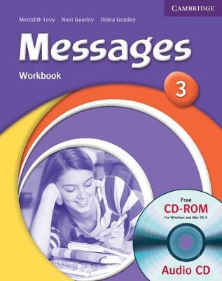 Messages 3 Workbook with Audio CD/CD-ROM - Meredith Levy, Diana Goodey, Noel Goodey